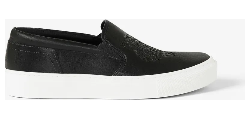 KENZO Baskets sans lacet K-SKATE Tigre en cuir (FB52SN100L73)