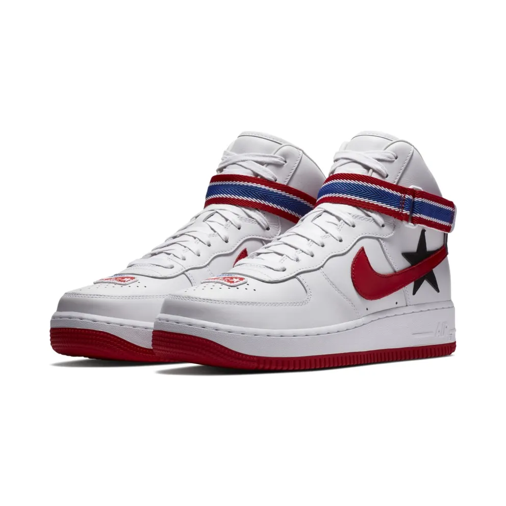 Nike Air Force 1 High Riccardo Tisci Victorious Minotaurs White White/Black-Game Royal-University Red (AQ3366-100)