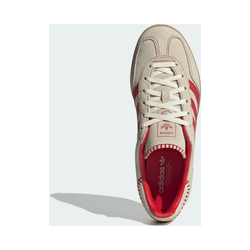 adidas Gazelle Indoor Beige Better Scarlet (JS1402)