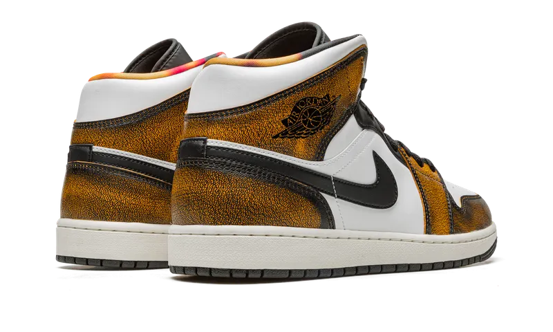 Jordan Air Jordan 1 Mid SE “Black/Taxi-White-Sail” (DQ8417-071)