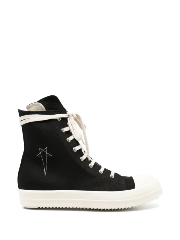 Rick Owens DRKSHDW High-Top-Sneakers mit Reißverschluss – Black (DU02F6800DOEM8)