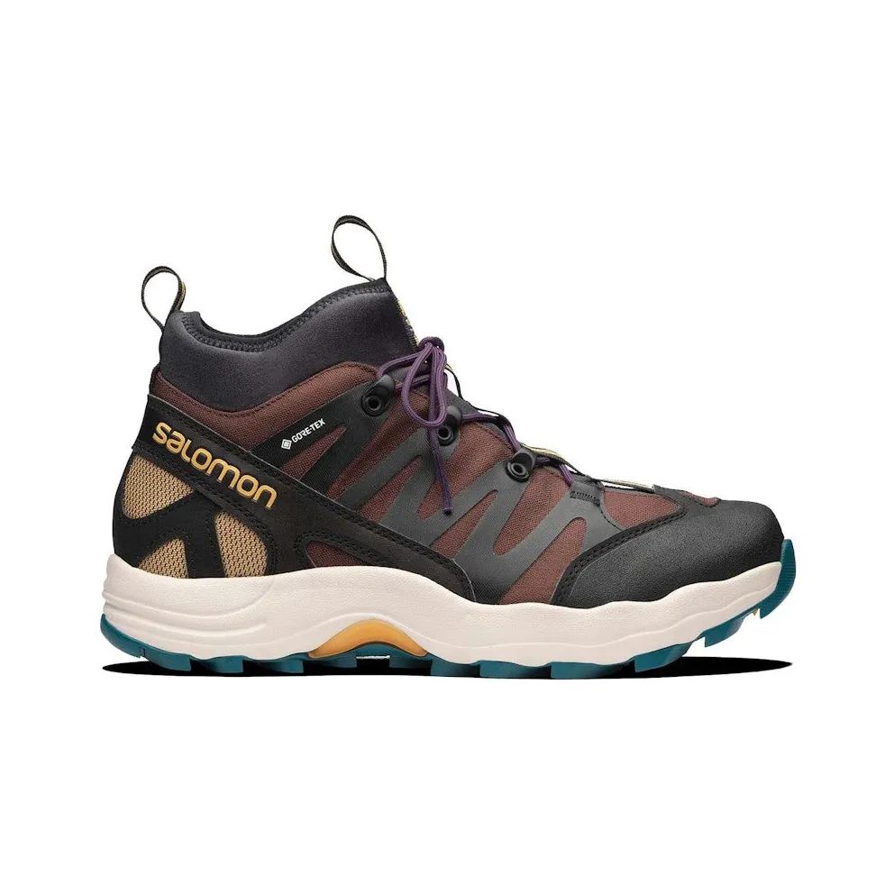 Salomon XA-Pro 1 Mid Gore-Tex Black Chocolate Brown Blue (L41459400)