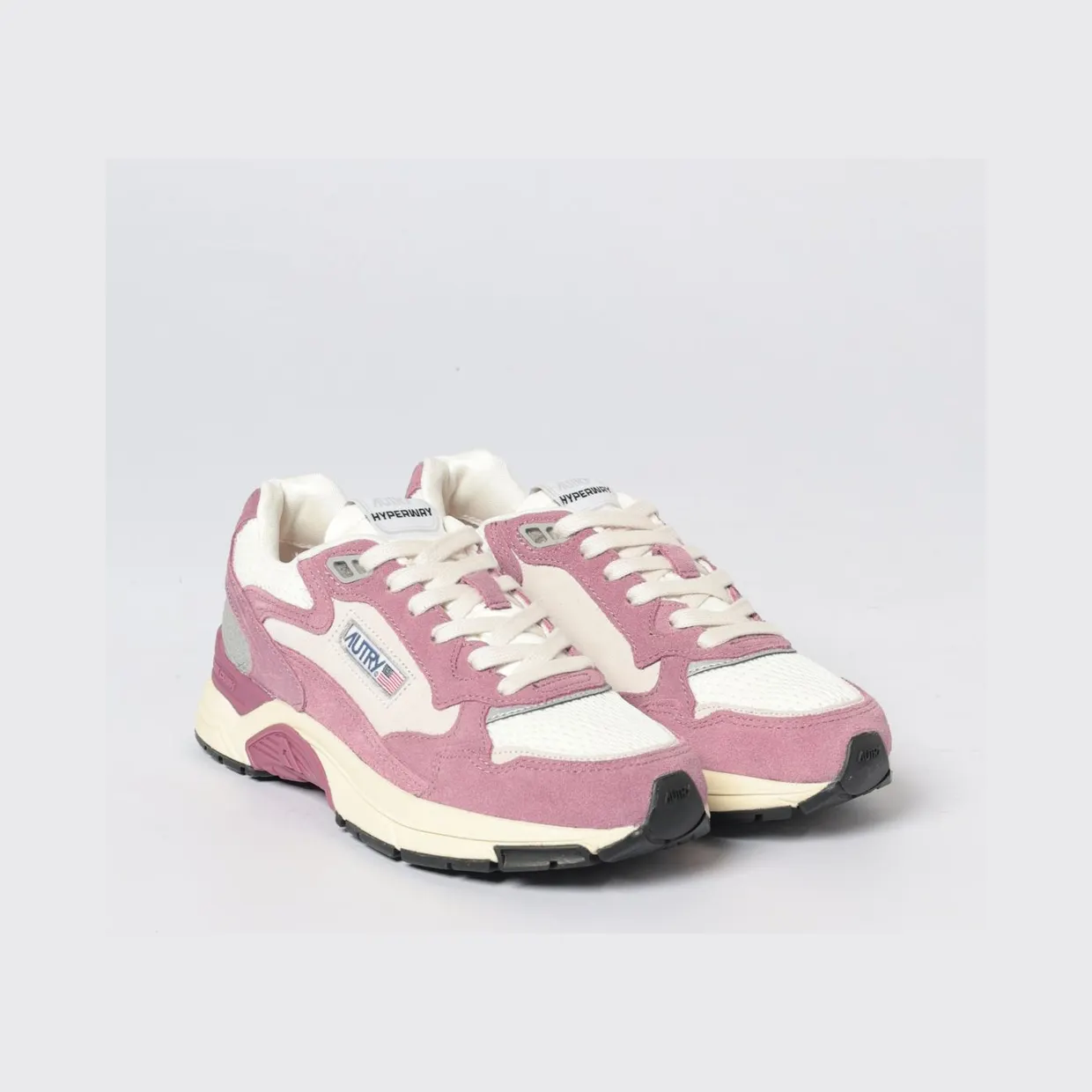 Autry Hyperway Mesh and Suede Sneakers Violet (HYLWSA04)