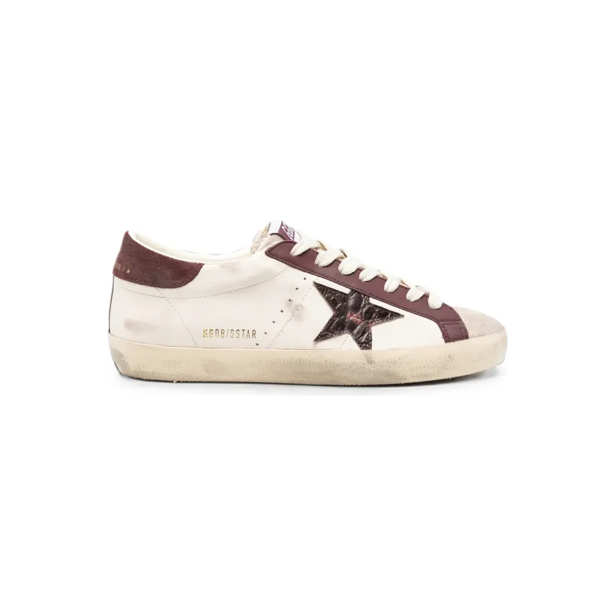 Golden Goose Super-Star Sneakers im Used-Look – Nude (GMF01002F008761)