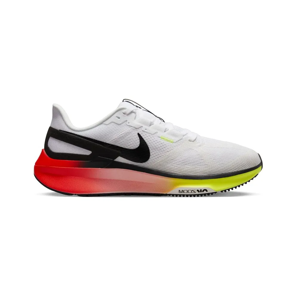 Nike Structure 25 White Bright Crimson Volt Black (HF4913-100)
