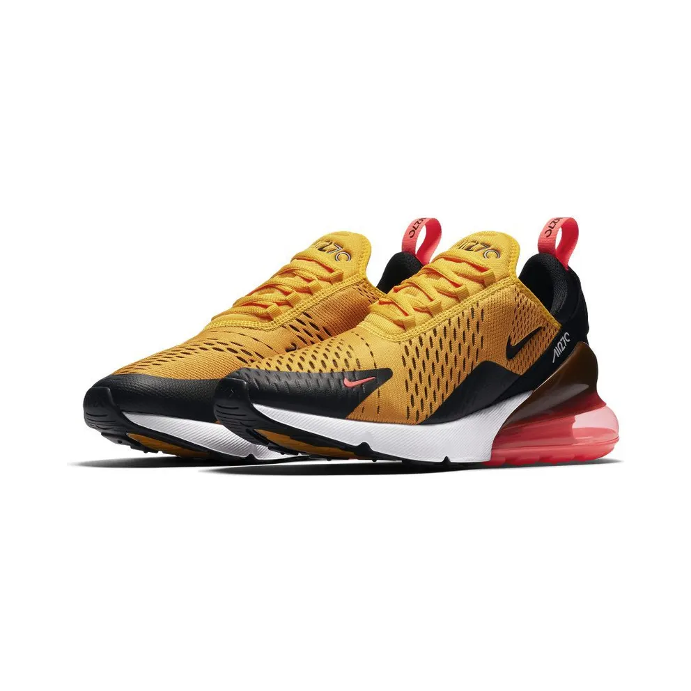 Nike Air Max 270 University Gold Black/University Gold-Hot Punch-White (AH8050-004)