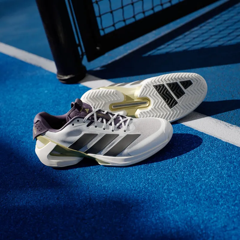 adidas Adizero Ubersonic 5 Cloud White Core Black Aurora Plum (JQ3778)
