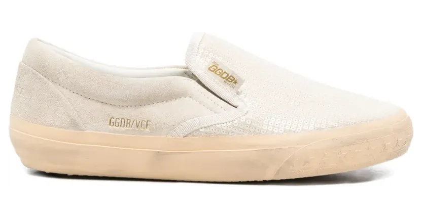 Golden Goose VCE slip-on sneakers – Beige (GWF00306F008095)