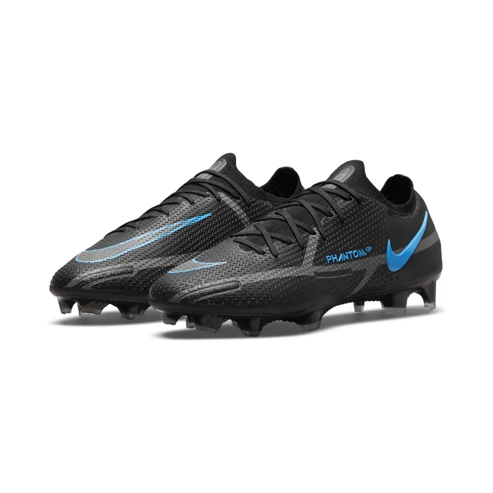 Nike Phantom GT2 Elite FG Black Iron Grey University Blue (CZ9890-004)