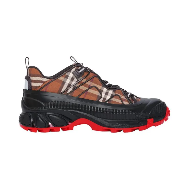 Burberry Arthur Vintage Check Cotton Birch Brown Black Red (80608591)