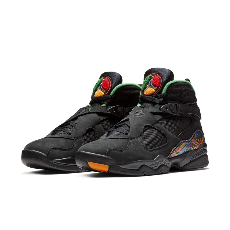 Jordan 8 Retro Tinker Air Raid Black/Light Concord-Aloe Verde (305381-004)
