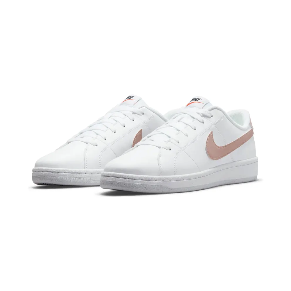 Nike Court Royale 2 “White / Black / Team Orange / Pink Oxford” (DH3159-101)