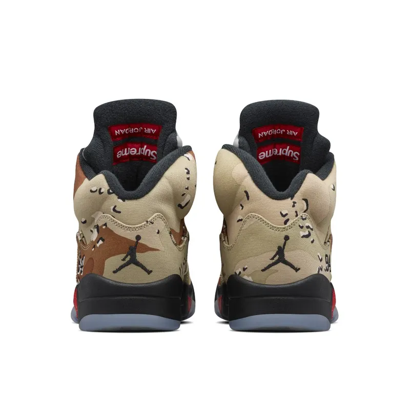Air Jordan x Supreme Nike AJ V 5 Retro Desert Camo (824371-201)