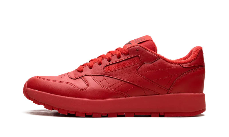 Reebok Maison Margiela Classic Leather Tabi Shoes Vector Red / White / Black (H04866)