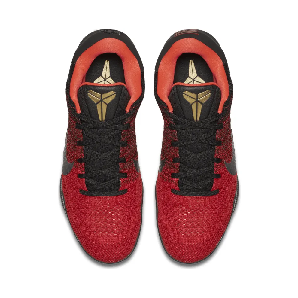 Nike Kobe 11 Elite Low Achilles Heel University Red/Metallic Gold-Black (822675-670)