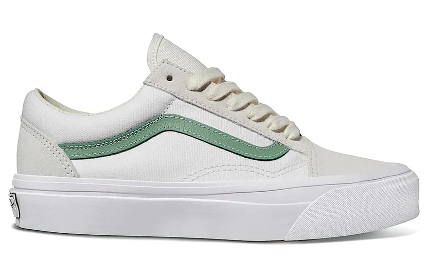 Vans Premium Old Skool Santorini Blanc White Basil Green (VN000D56ESK)