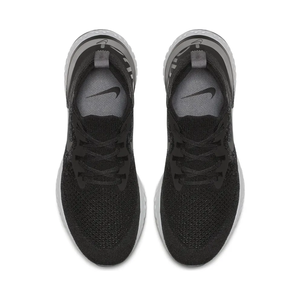Nike Epic React Flyknit Black Dark Grey (W) Black/Black-Dark Grey-Pure Platinum (AQ0070-001)