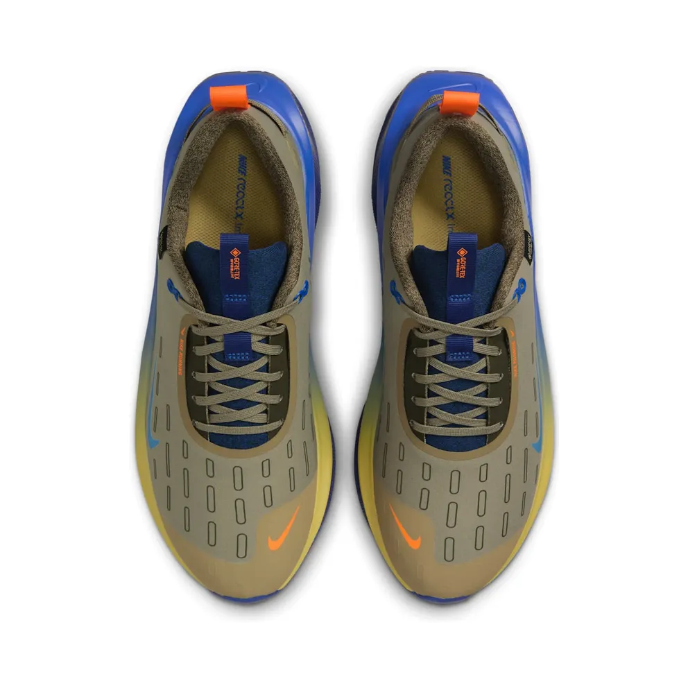 Nike React Infinity Run 4 Gore-Tex Neutral Olive Racer Blue Cargo Khaki Thunder Blue (HQ3222-276)