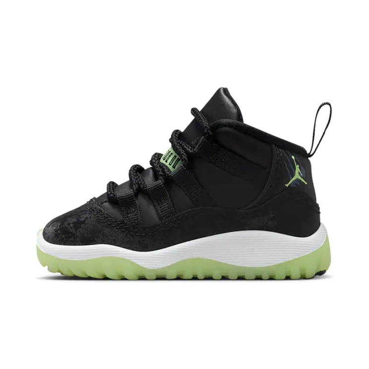 Jordan 11 Retro Black Barely Volt (IB1380-001)