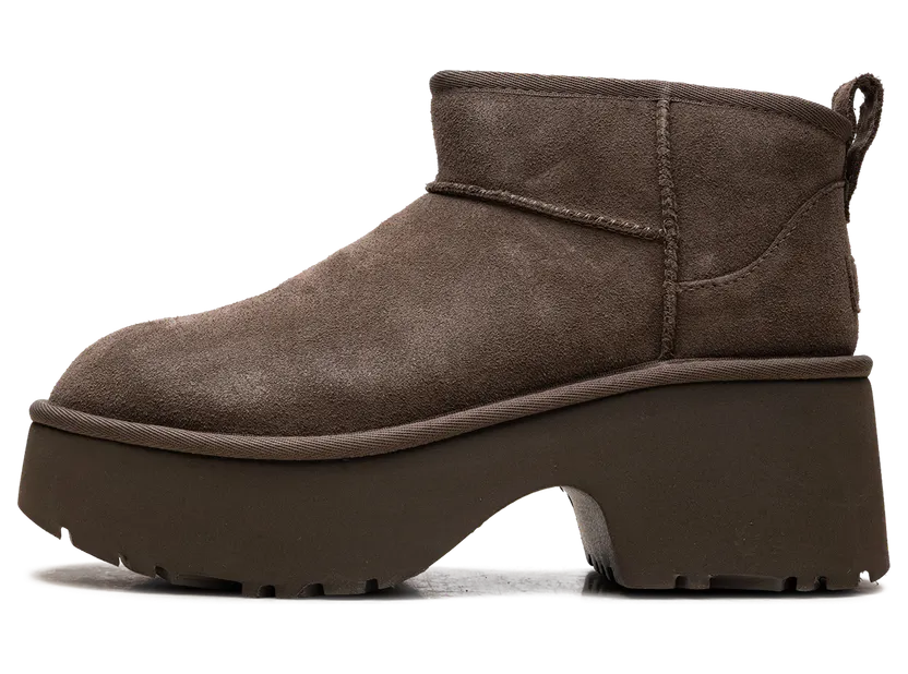 Ugg Classic Ultra Mini New Heights Boot “Hickory” (1158311-HCK)