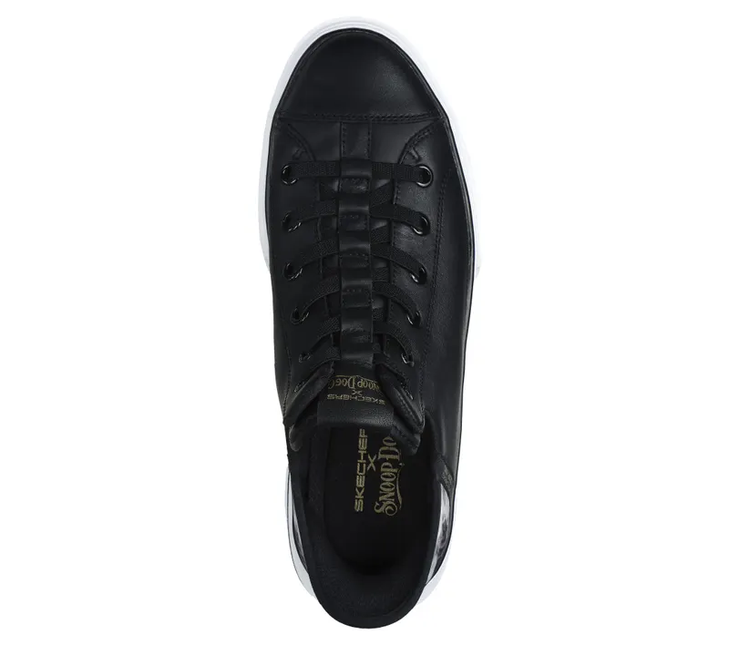 Skechers Premium Leather Slip-ins Snoop One – OG – Black / White – “Black” (251016 BKW)