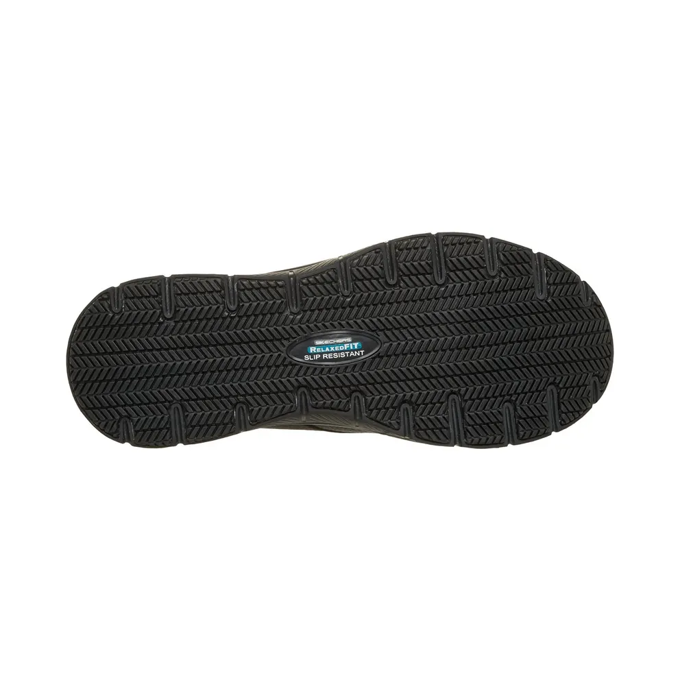 Skechers Work Relaxed Fit: Flex Advantage – Fourche SR Sneaker Black