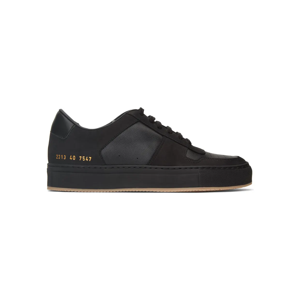 Common Projects Black BBall Low Sneakers (2313)