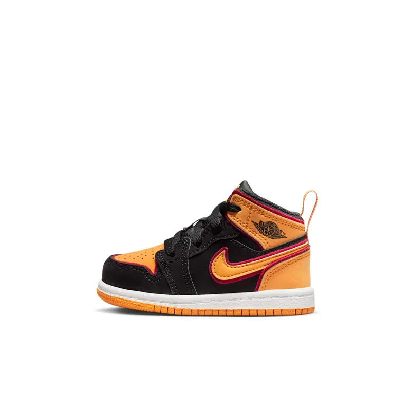 Jordan 1 Mid SE Black Vivid Orange (FJ4926-008)