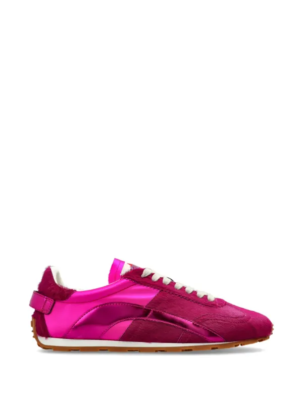 DSQUARED2 DC-642 sneakers with ponyhaar – Pink (SNW034502208865)