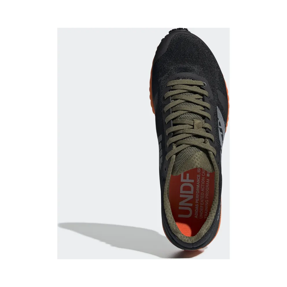 adidas Adizero RC Undefeated Black White/Light Grey Heather/Orange (G26648)