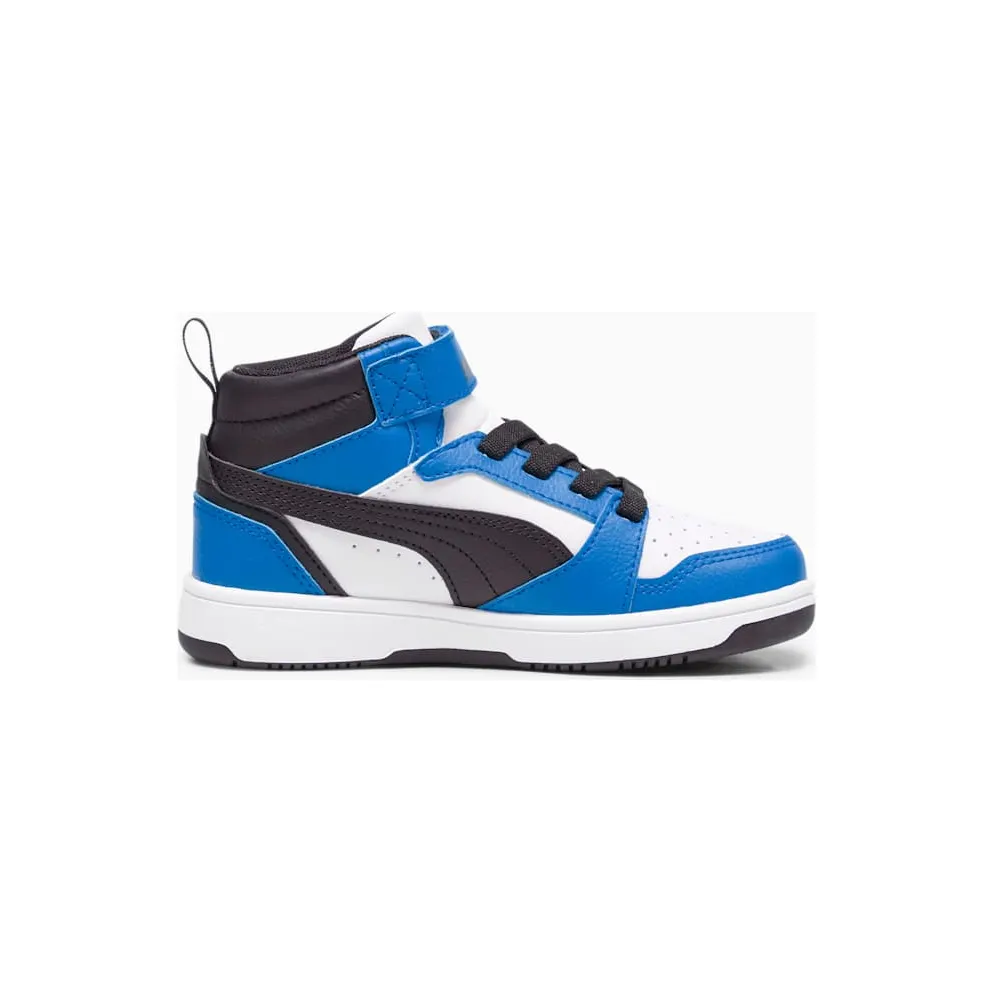 Puma Rebound V6 Mid Kinder Schwarz (393832-06)