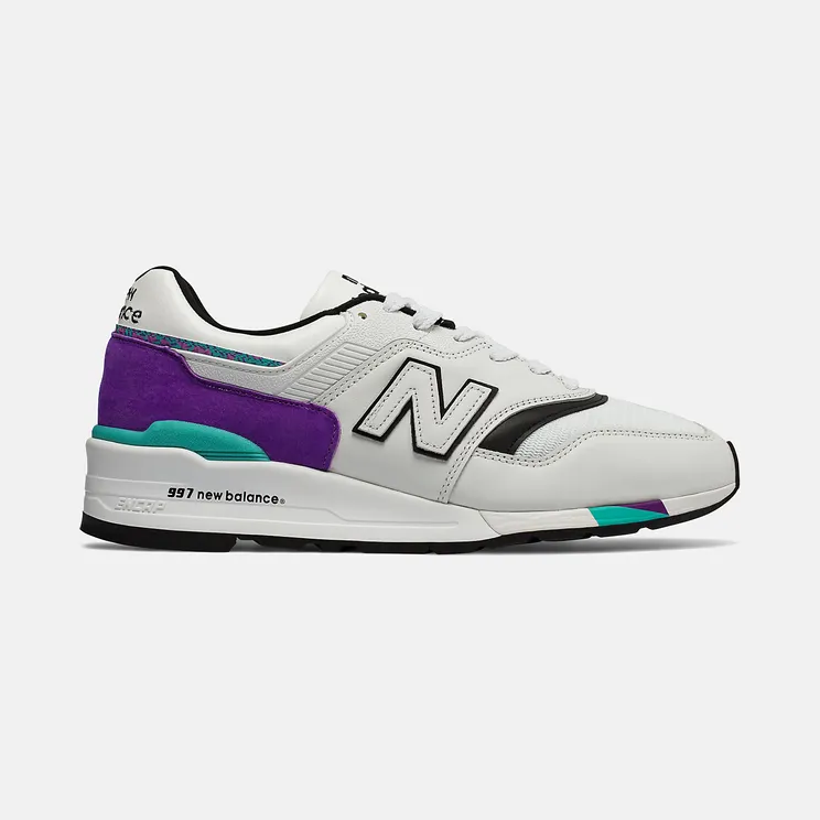 New Balance 997 White Purple Teal (M997WEA)