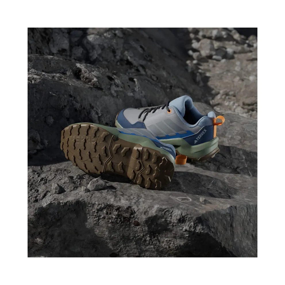 adidas Terrex Ax4r Hiking Grey Two Reflective Silver Glow Blue (JR9056)
