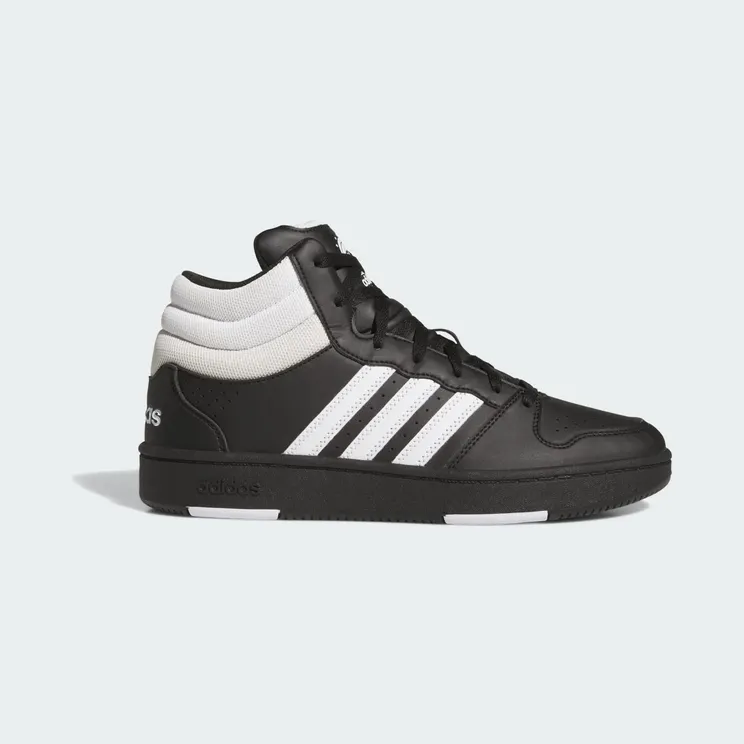 Adidas HOOPS MID CLASSIC SCHOENEN Core Black / Cloud White / Orbit Grey (KI1035)