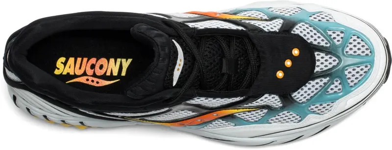 Saucony Grid Web White Multi White/Grey/Blue (S70466-1)