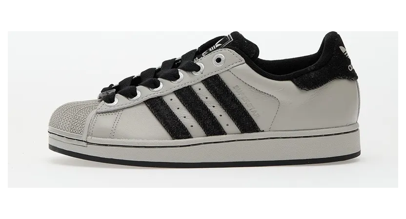 adidas Superstar II Grey Black Denim
