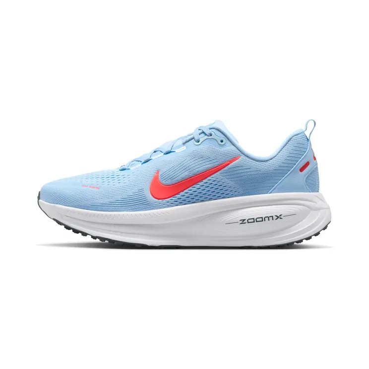 Nike Vomero 18 “Ice Blue / White / Blue Fox / Bright Crimson” (IQ9406-411)