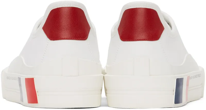 Moncler White Glissiere Sneakers (4M738 – 40 – 07504)