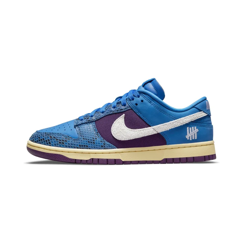Nike x Undefeated Dunk Low SP vs. AF1 (2021) – “Royal / Purple-white” (DH6508-400)