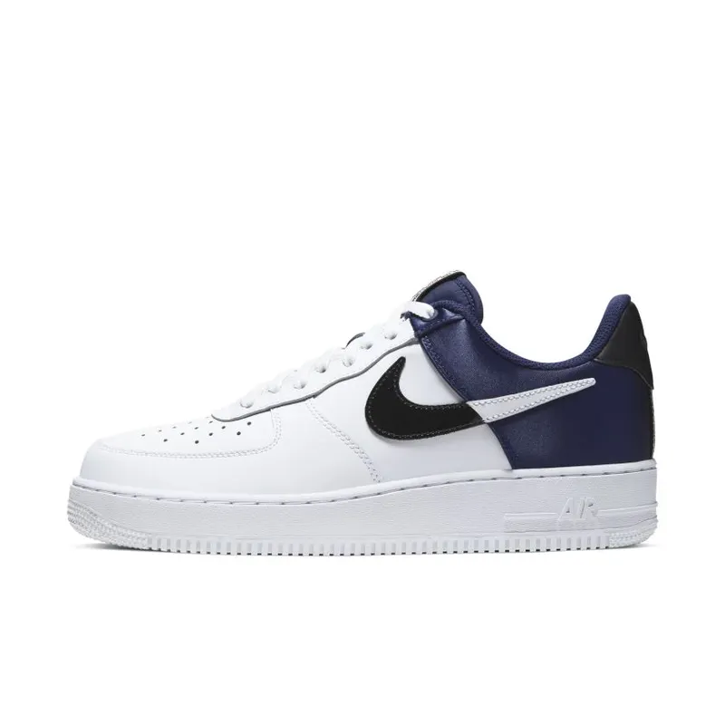 Nike Air Force 1 ’07 LV8 Midnight Navy Satin Midnight Navy/White/Black (BQ4420-400)