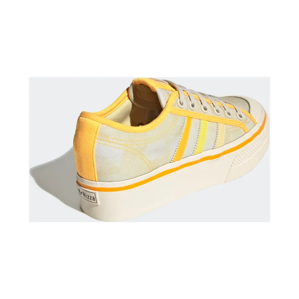 Adidas Nizza Platform Almost Yellow / Orange Tint / Wonder White (GX4607)