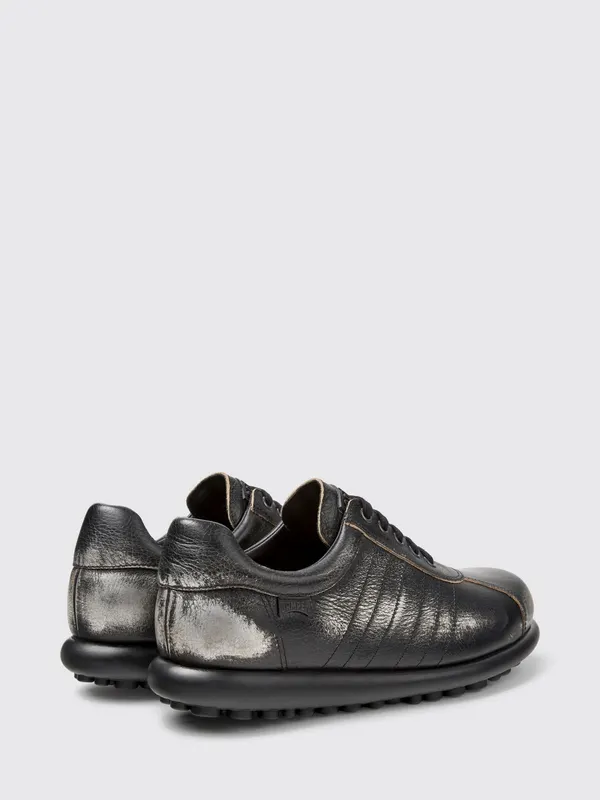 Camper Pelotas Bicolor Low-Top in Aged Leather with Applied Logo Multicolor (16002-357PELOTAS0)