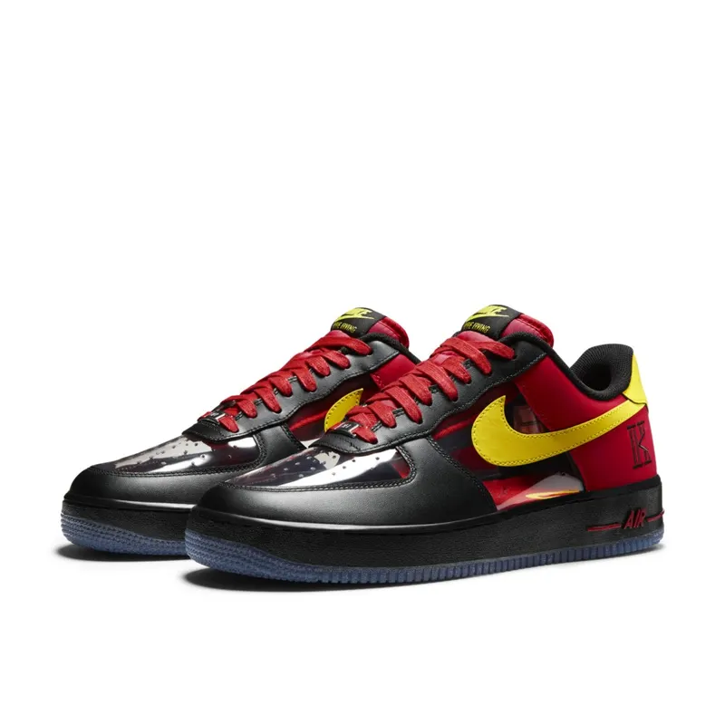 Nike Air Force 1 Low Kyrie Irving Black Red Black/Tour Yellow-University Red (687843-001)