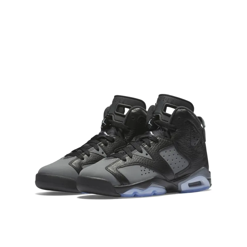 Jordan 6 Retro Cool Grey (GS) Black/Cool Grey-White (384665-010)