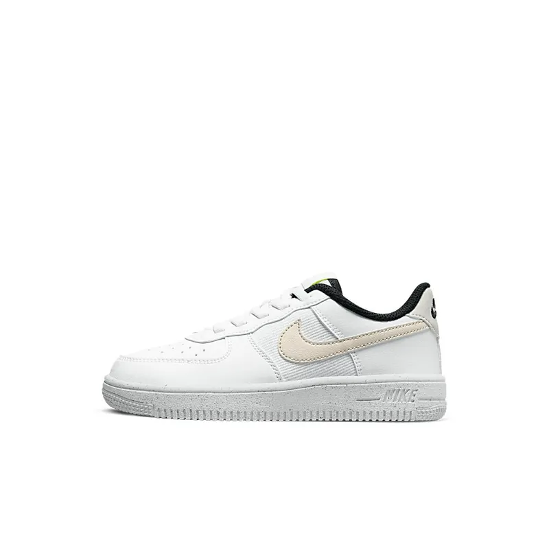 Nike Force 1 Younger Kids’ White 50% Sustainable Materials (DH8696-101)