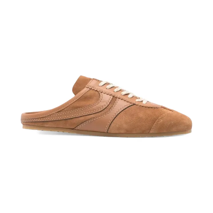 Dries Van Noten Leather Suede Slip-On Sneakers Brown (261-011778-0126-712)