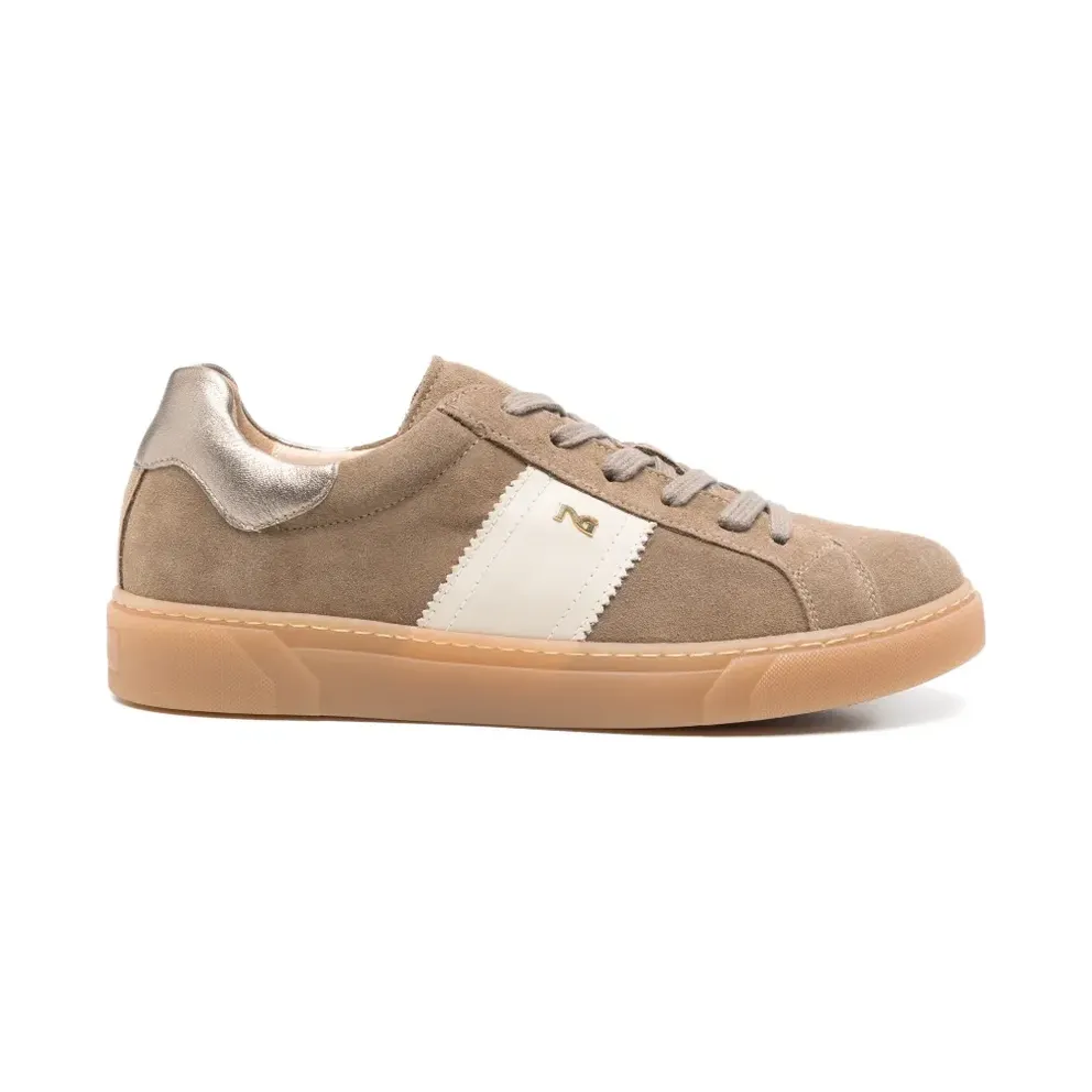 Black GIARDINI suede stripe-detail – Brown (I617420D405)
