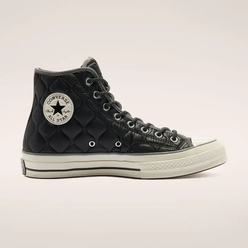 Converse Chuck 70 High ‘Workwear Quilting – Black Limestone’ Black/Limestone Grey/Egret (169376C)
