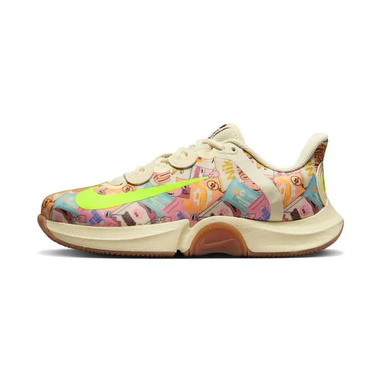 Nike Court Air Zoom GP Turbo Naomi Osaka Snack Pack “Coconut Milk / Gum Light Brown / Sesame / Volt” (FB7076-100)
