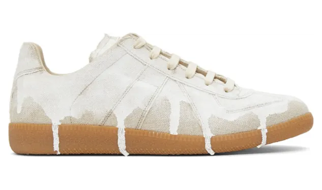 Maison Margiela Beige White-Out Replica Sneakers (S57WS0374 P3957)